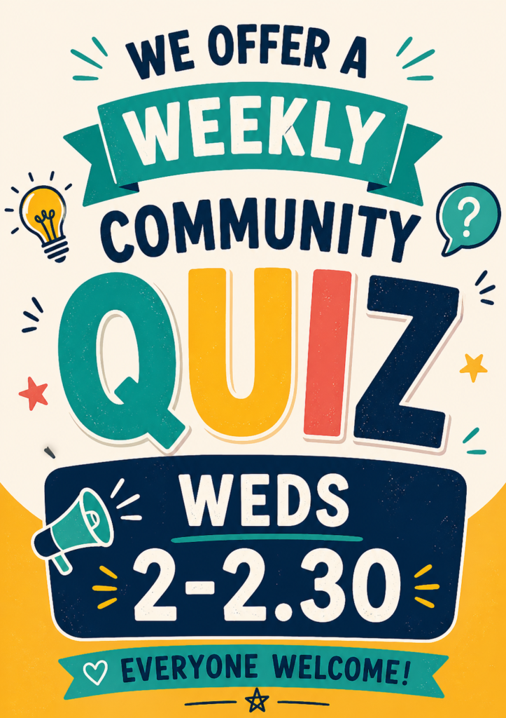 weekly community quiz