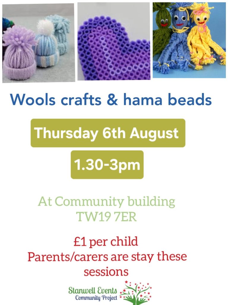 wool craft and Hama beads