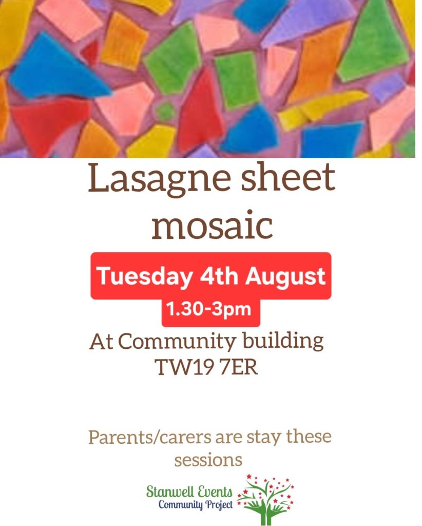 lasagna sheet mosaic