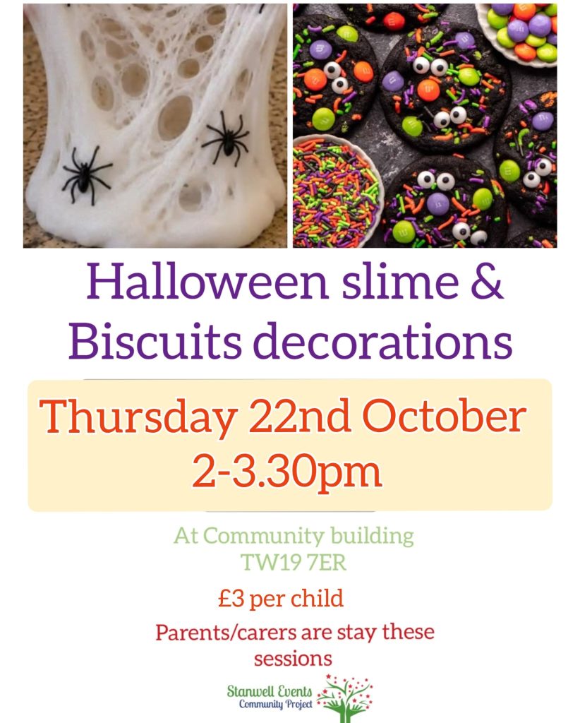 Halloween Slime and biscuit fun